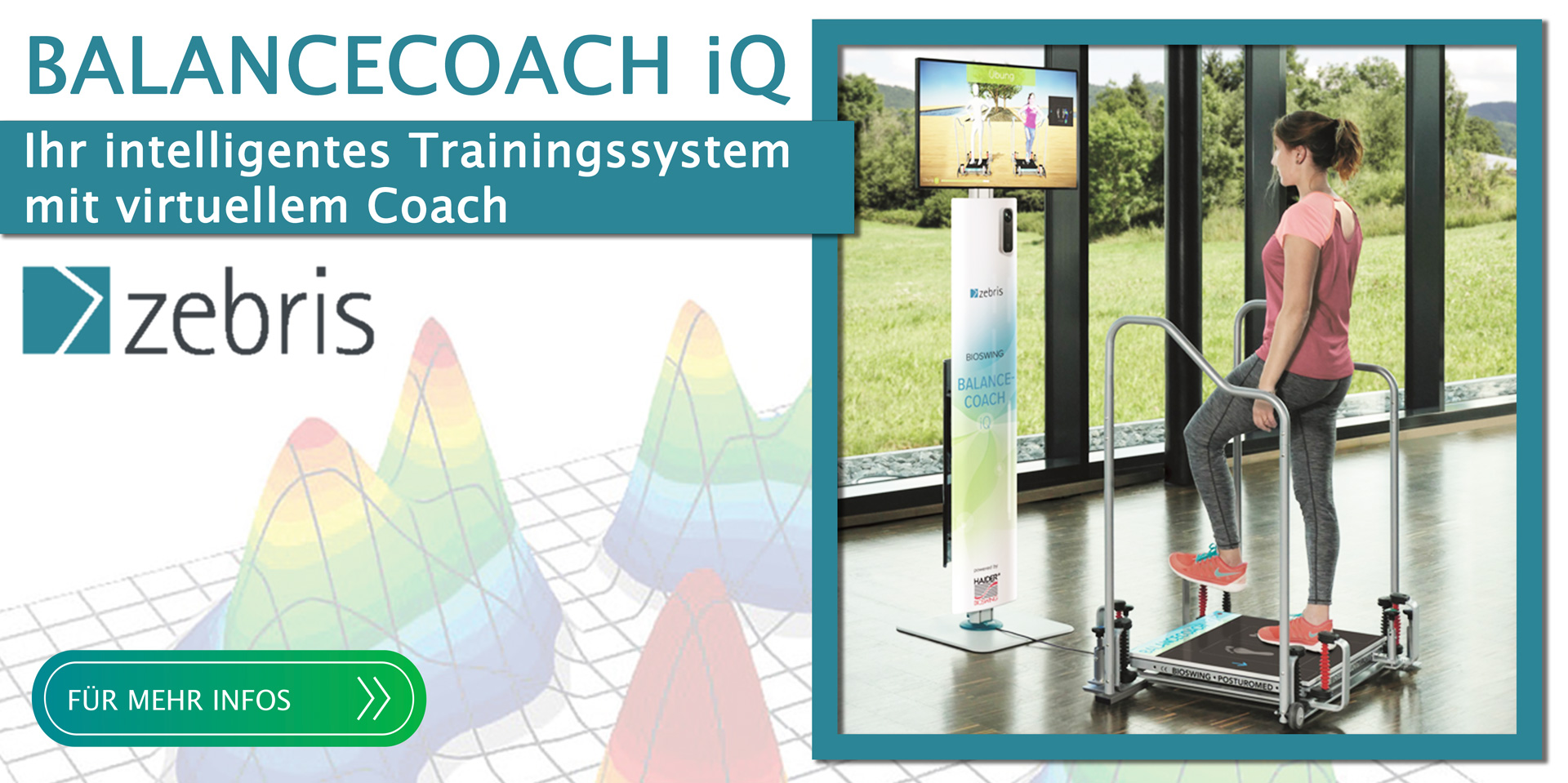 BALANCECOACH iQ - intelligentes Trainingssystem mit virtuellem Coach